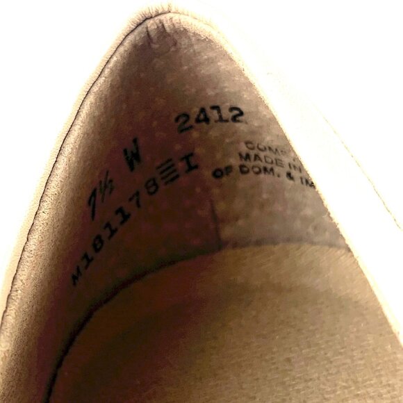 MUNRO Carrie Pearl Leather Yellow Embossed Vamp Loafers **NWOB - Picture 5 of 9